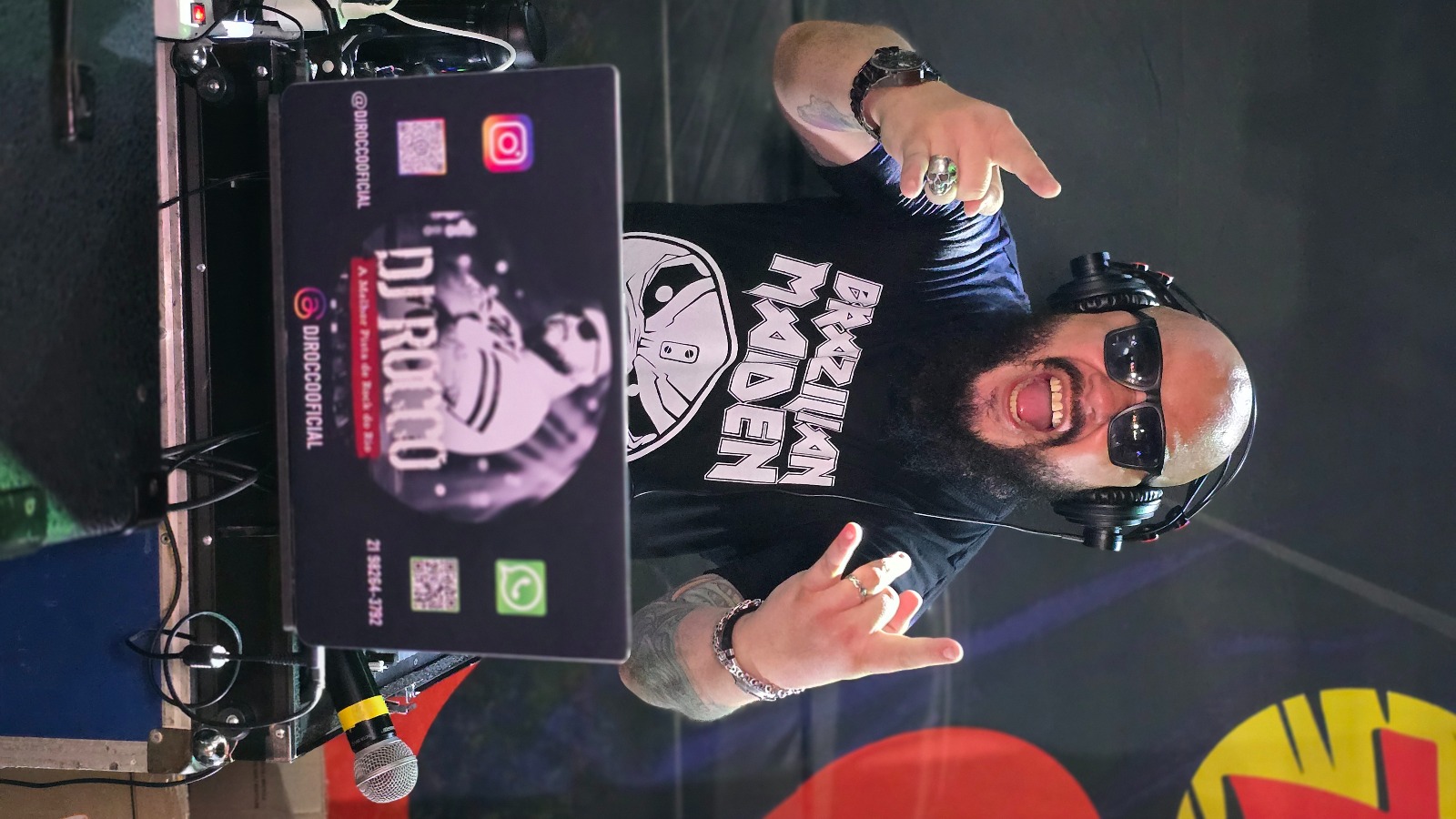 DJ Rocco performing